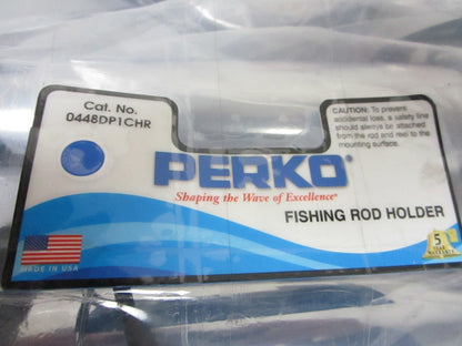 NEW OEM Perko 0448DP1CHR Fishing Rod Holder 0720