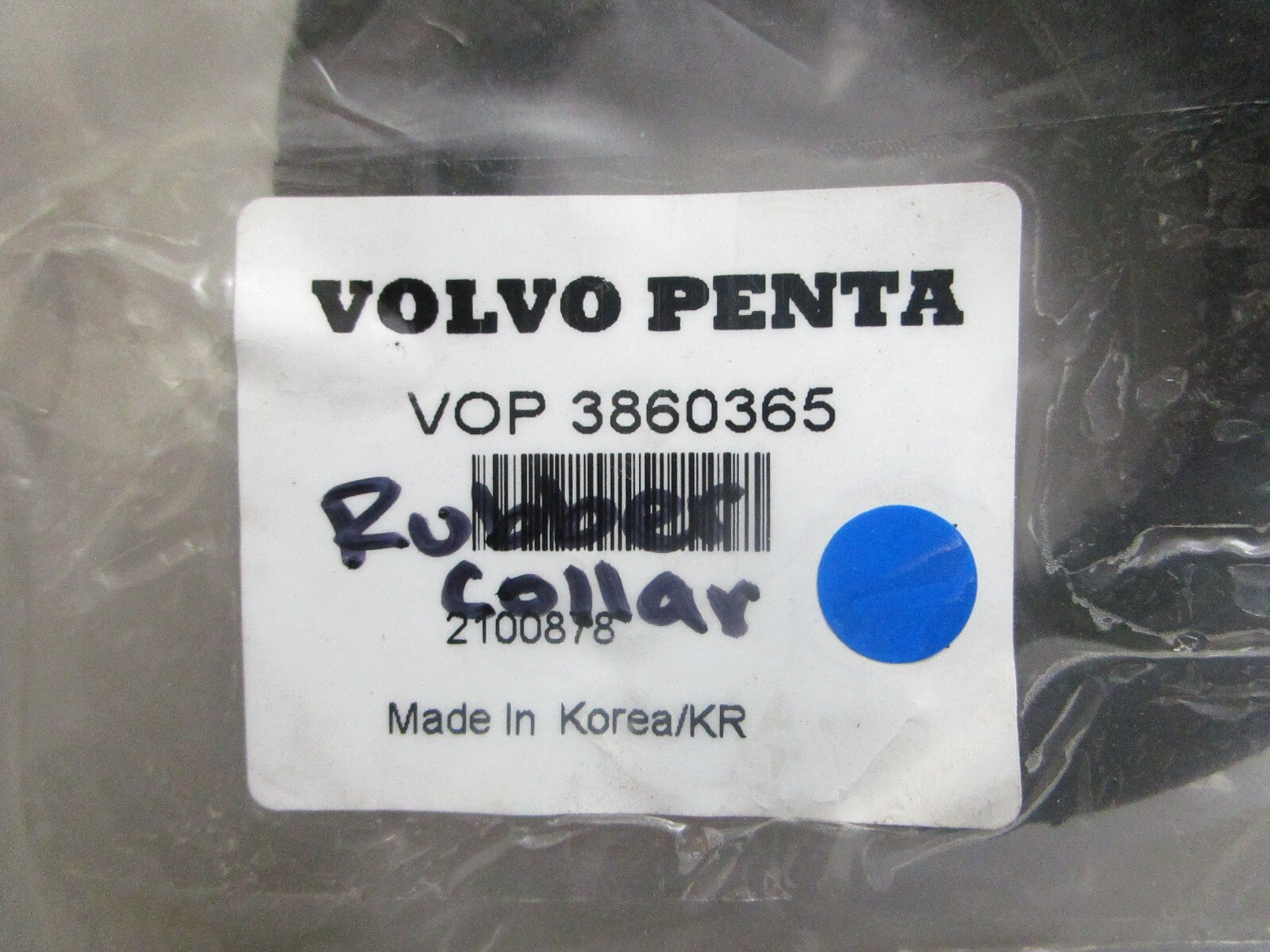 *NEW OEM* 0810 Volvo Penta Rubber Collar 3860365