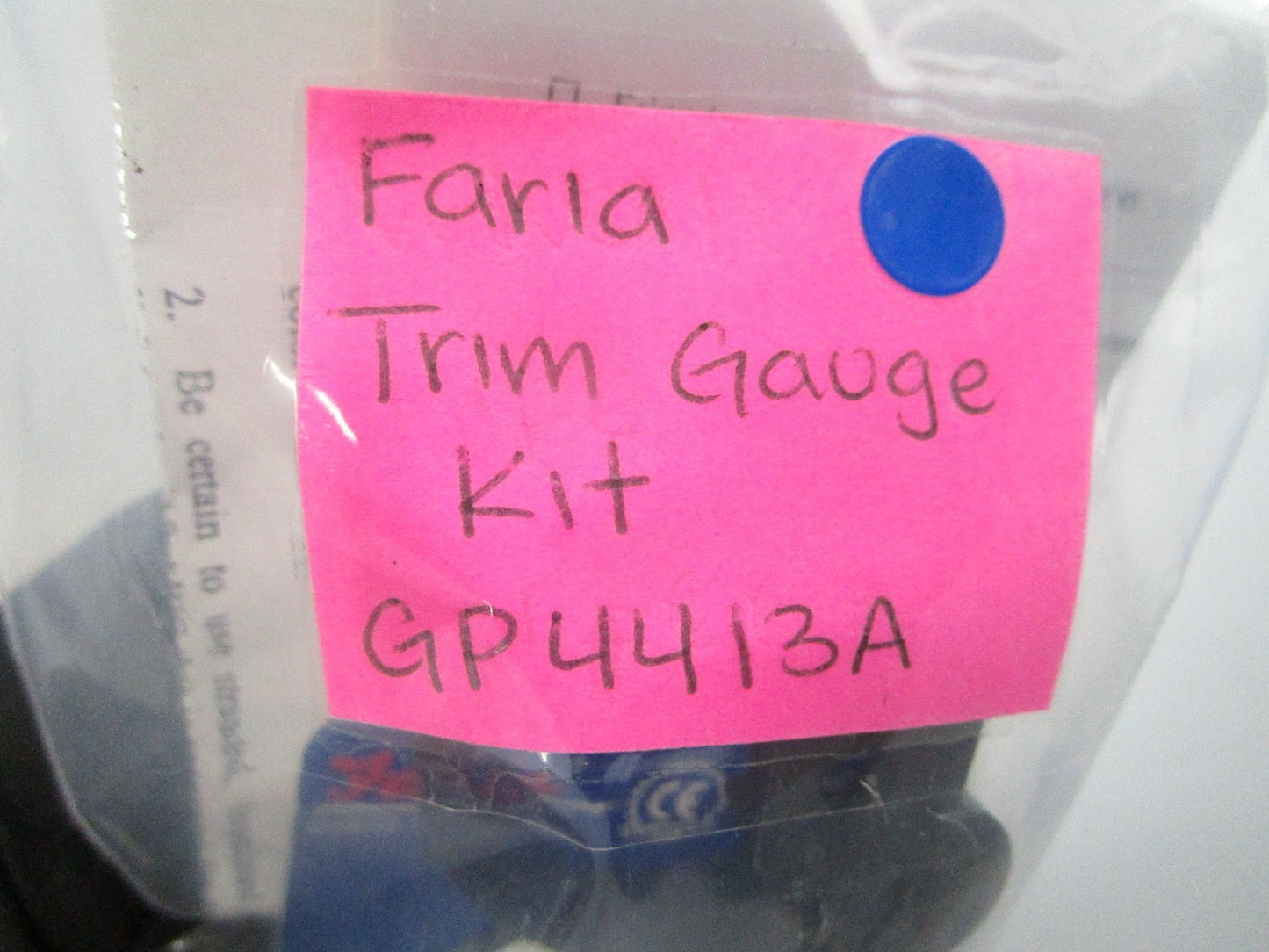 NEW Faria GP4413A Trim Gauge Kit 0810