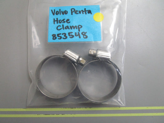 *NEW OEM* (LOT OF 2) 0810 Volvo Penta Hose Clamp 853548