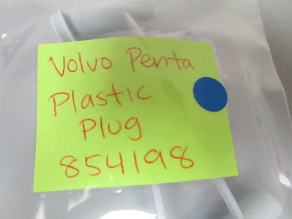 *NEW OEM* 0810 Volvo Penta Plastic Plug 854198