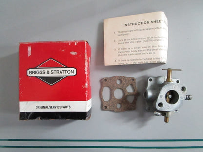 NEW OEM 295608 Briggs & Stratton Upper Carburetor Body Assy 0820