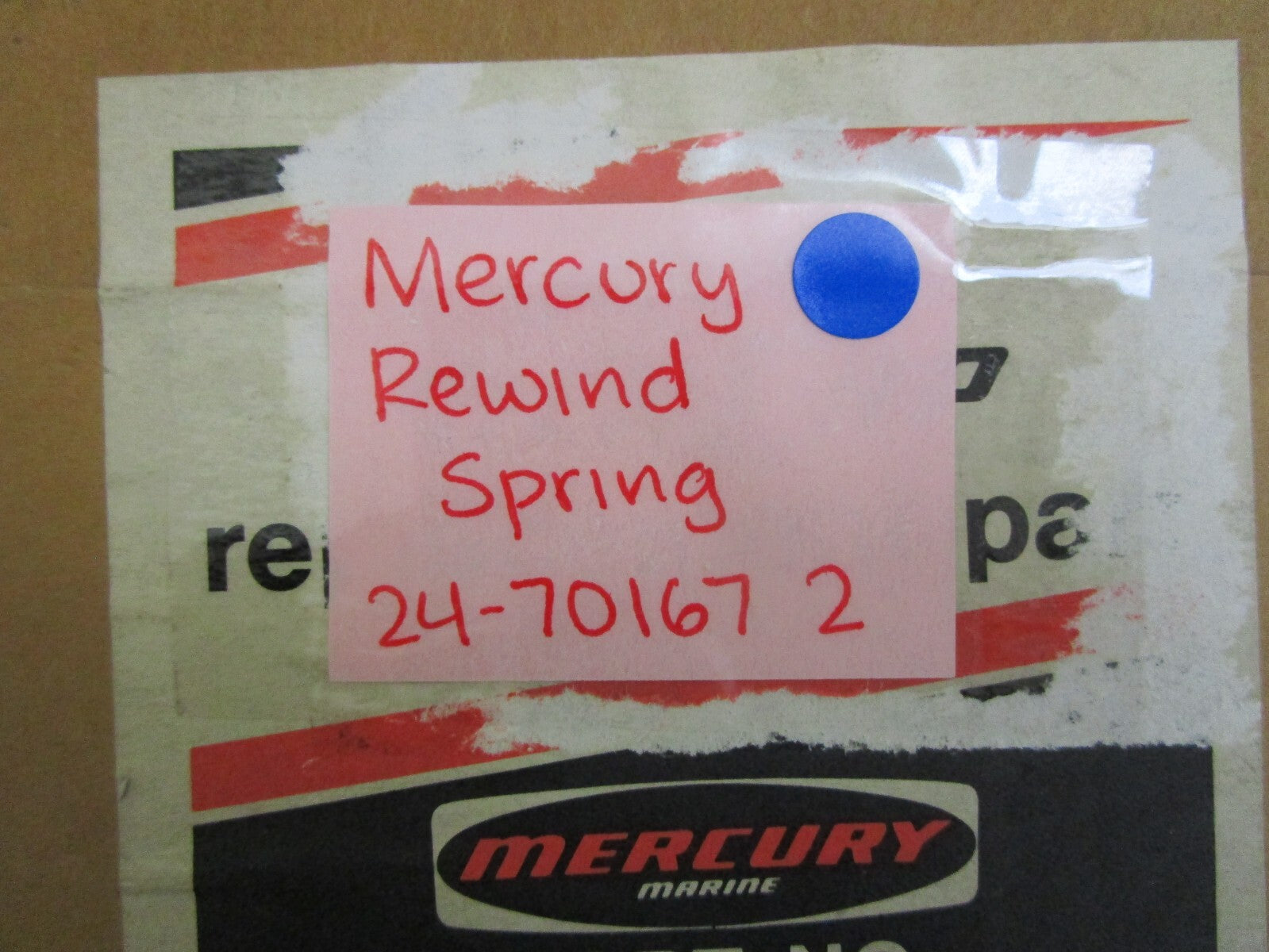 *NEW OEM* (LOT OF 2) 0820 Mercury Quicksilver Rewind Spring 24-70167-2