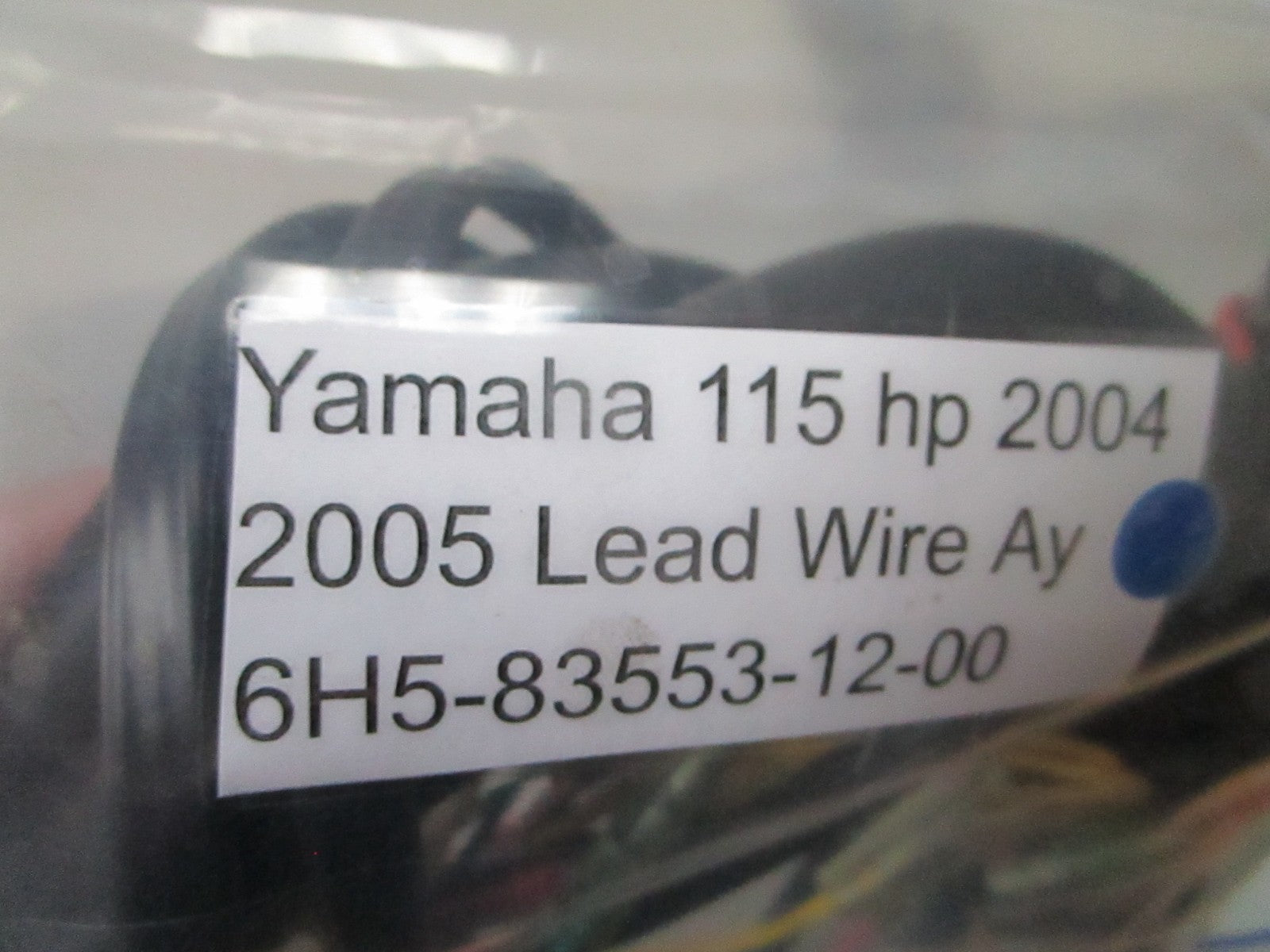 *NEW OEM* 0720 Yamaha 115 hp 2004 2005 Lead Wire Ay 6H5-83553-12-00