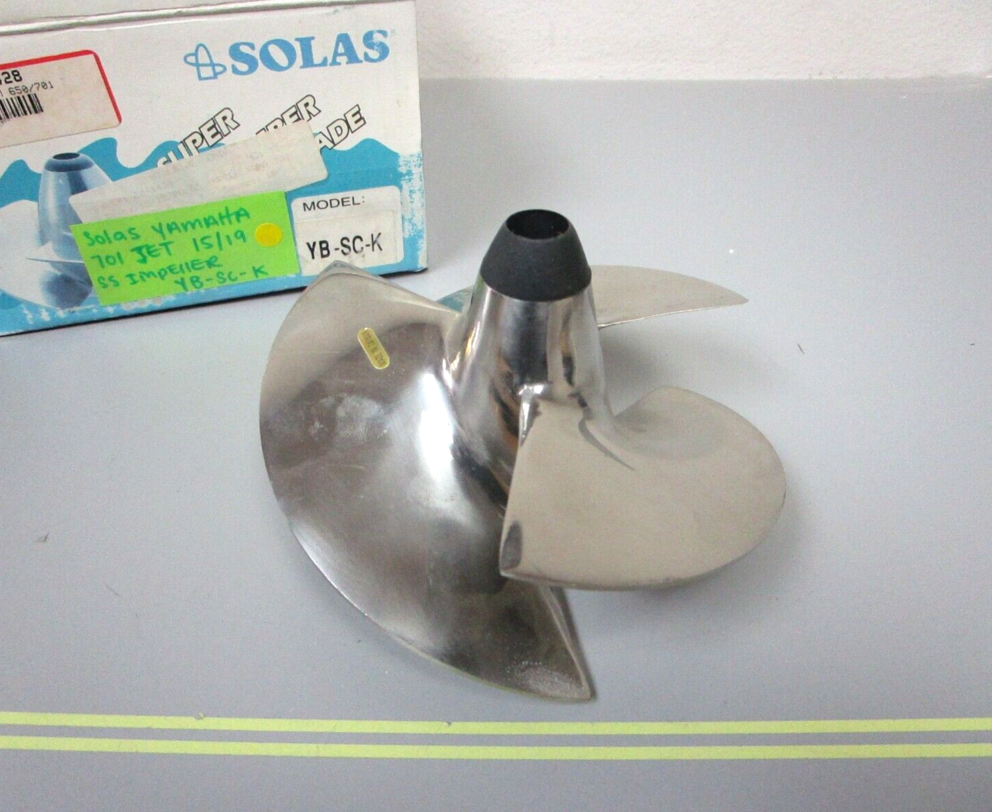 *NEW* 0720 Solas Yamaha 701 Jet 15/19 Stainless Steel Impeller YB-SC-k