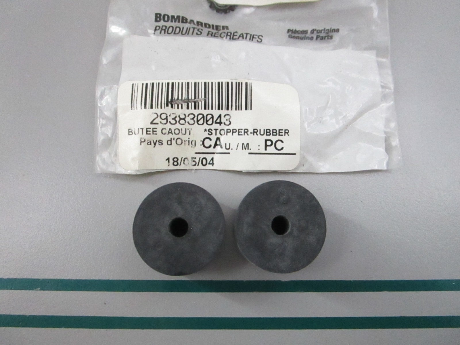 NEW (LOT OF 2) 293830043 Sea-Dog Rubber Stop 0810