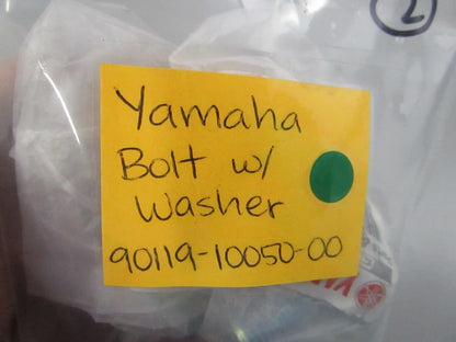 NEW OEM 90119-10050-00 Yamaha Bolt w/ Washer 0810