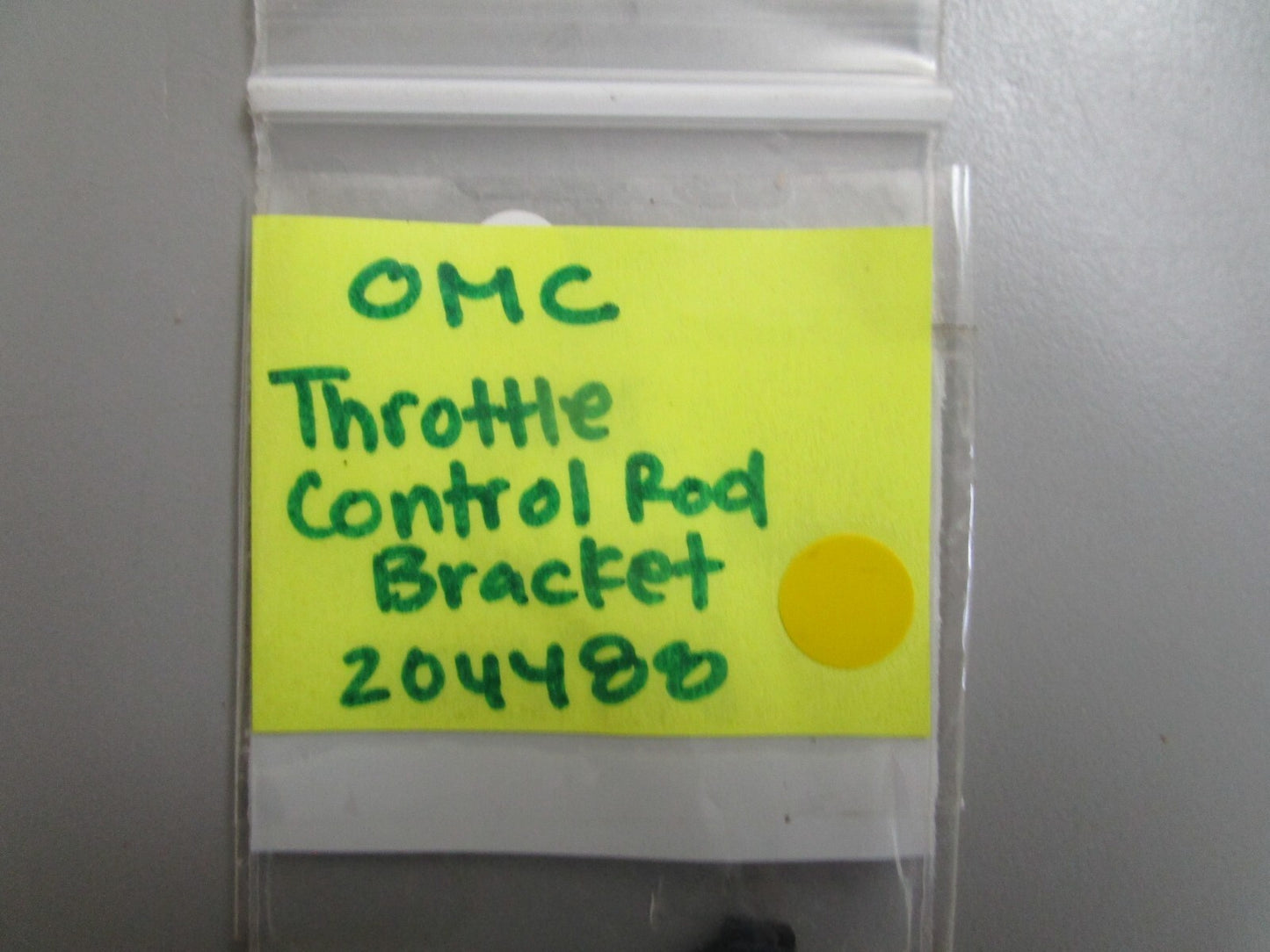 *NEW OEM* 0810 OMC Johnson Evinrude Throttle Control Rod Bracket 204488 0204488