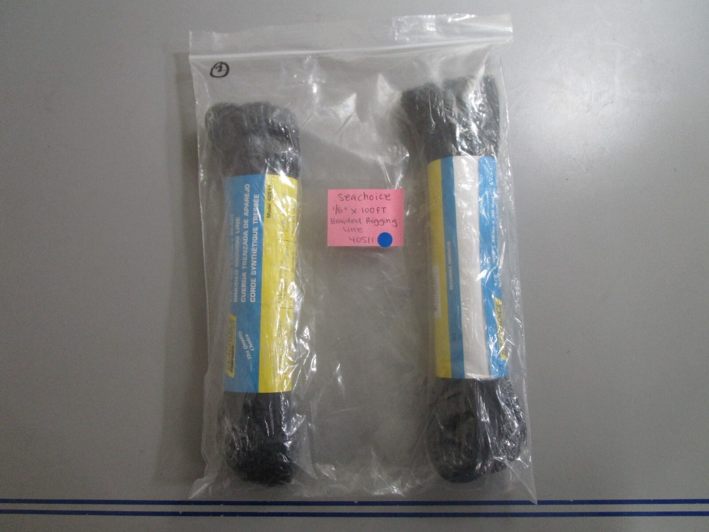 *NEW* 0810 Seachoice 1/8" x 100FT Braided Rigging Line 40511