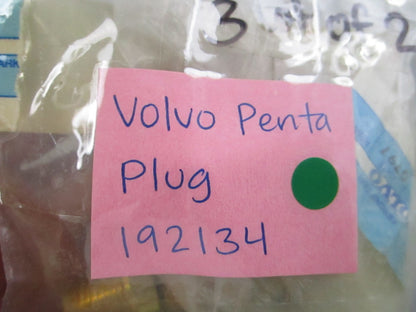 NEW OEM (LOT OF 2) 192134 Volvo Penta Plug 0810