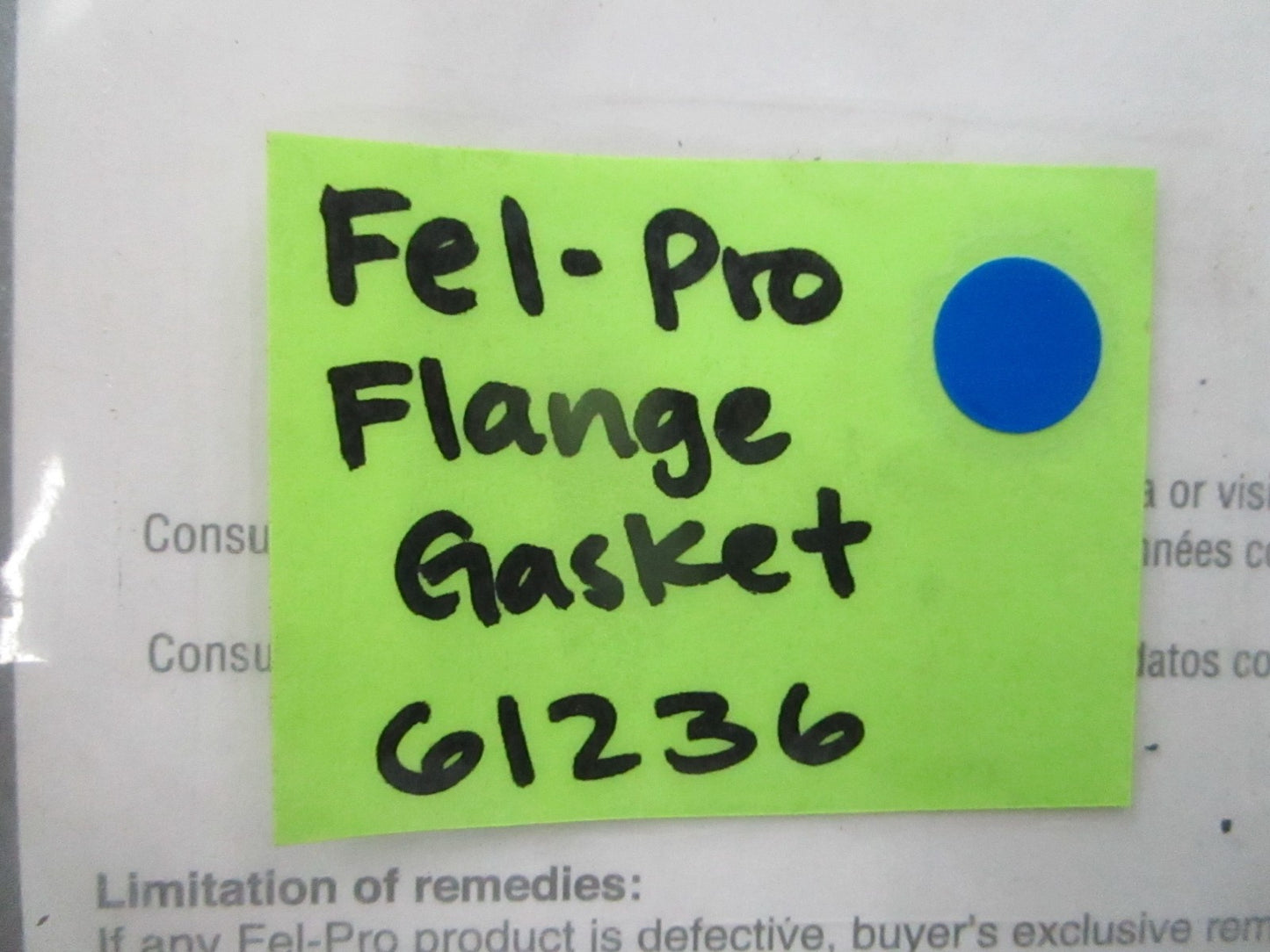*NEW* 0810 Fel-Pro Flange Gasket 61236