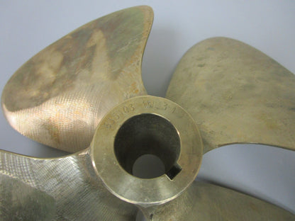 NEW 635103 Michigan Wheel 1⅛ SAE 4 Blade 13 x 13 Nibral Propeller 0720