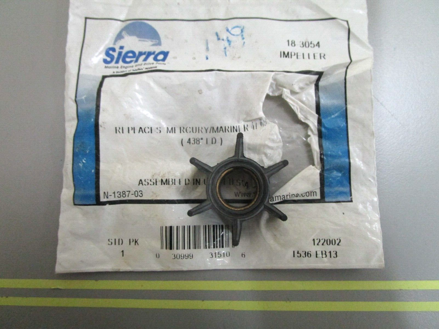 *NEW* 0750 Sierra IMPELLER 18-3054 Replaces Mercury 47-89980