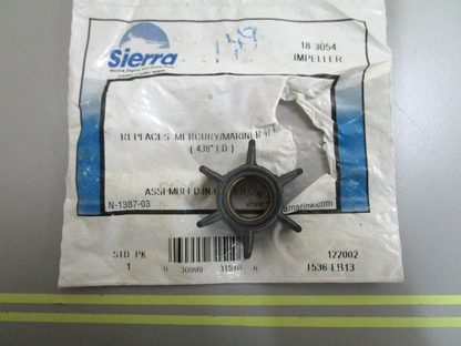 *NEW* 0750 Sierra IMPELLER 18-3054 Replaces Mercury 47-89980