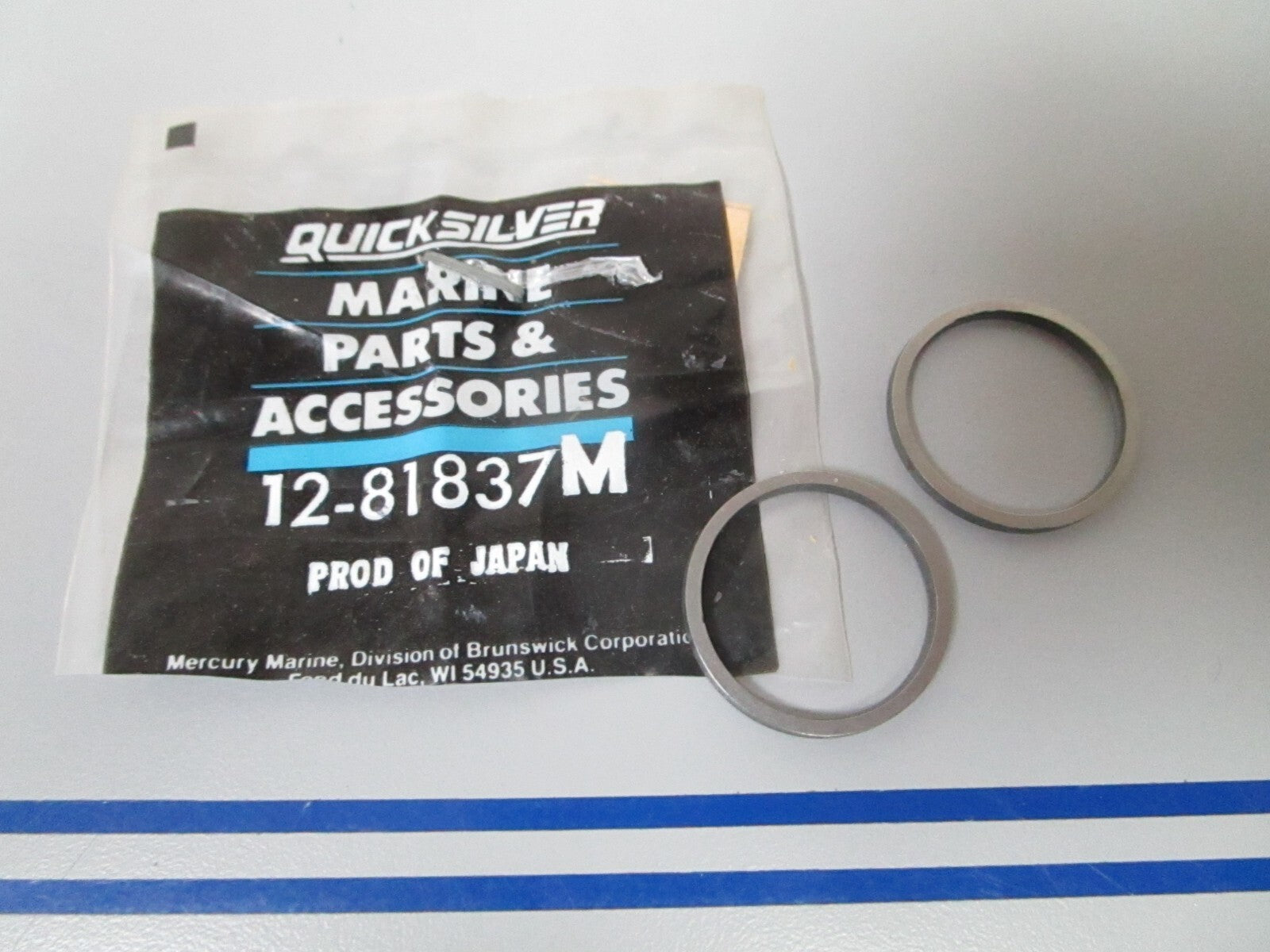 *NEW OEM* (LOT OF 2) 0810 Mercury Quicksilver Washer 12-81837M