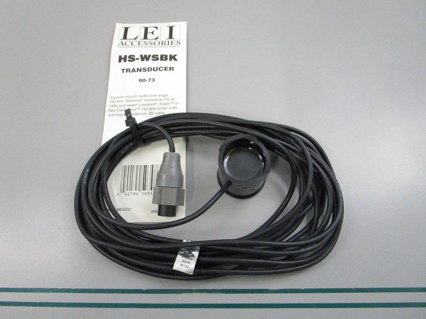 NEW OEM HS-WSBK Lowrance Tansducer 0810