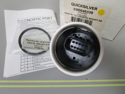 *NEW OEM* 0720 Mercury Quicksilver 10 Pin Smart Diagnostic Mount Ay  8M0046339