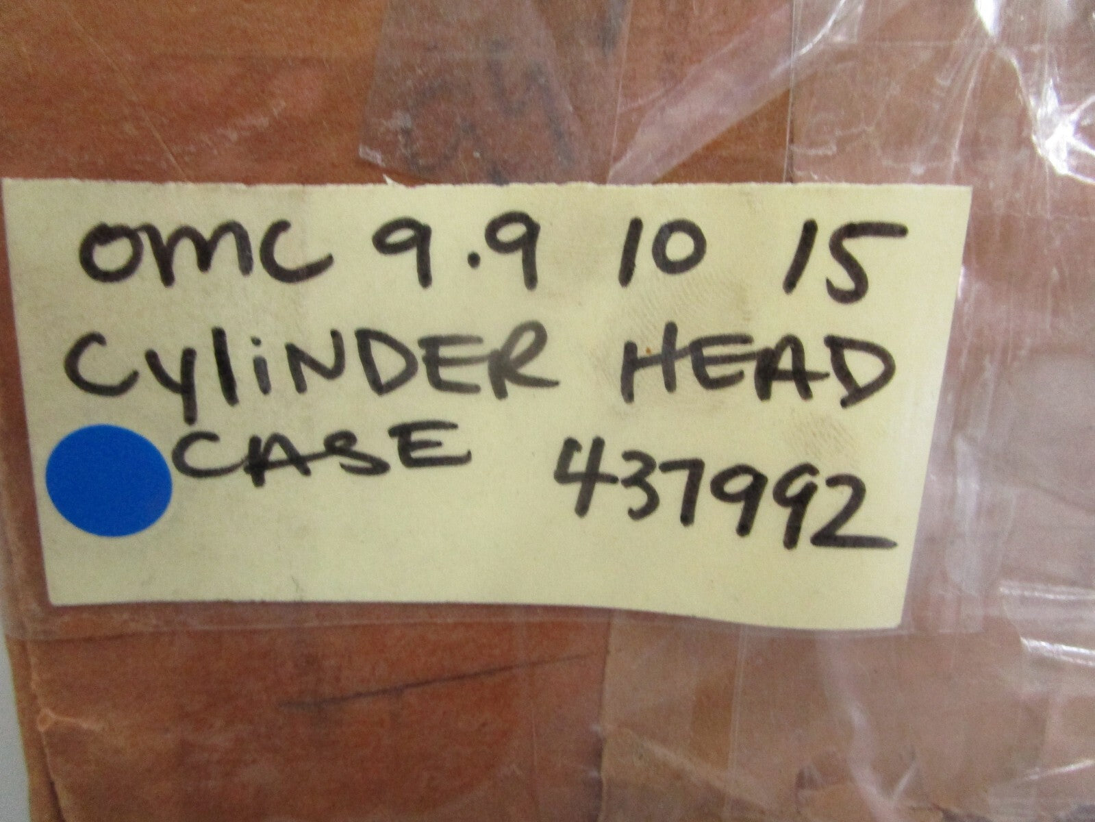 *NEW OEM* 0820 OMC Johnson Evinrude 9.9-15HP Cylinder Head Case 437992 0437992