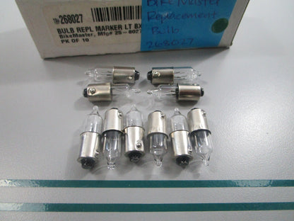 NEW (LOT OF 10) 268027 BikeMaster Replacement Bulb 0810