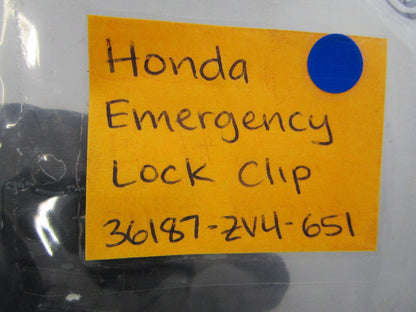 NEW OEM 36187-ZV4-651 Honda Emergency Lock Clip 0810