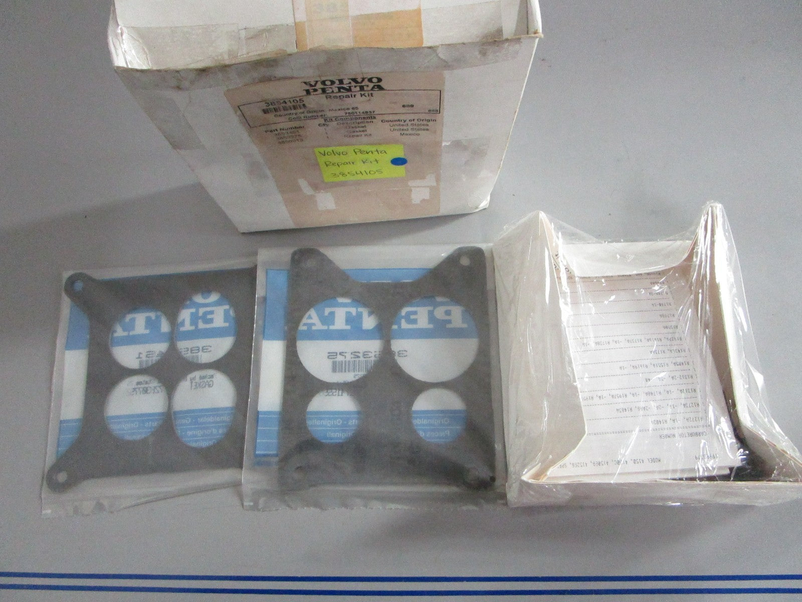 NEW OEM 3854105 Volvo Penta Repair Kit 0820