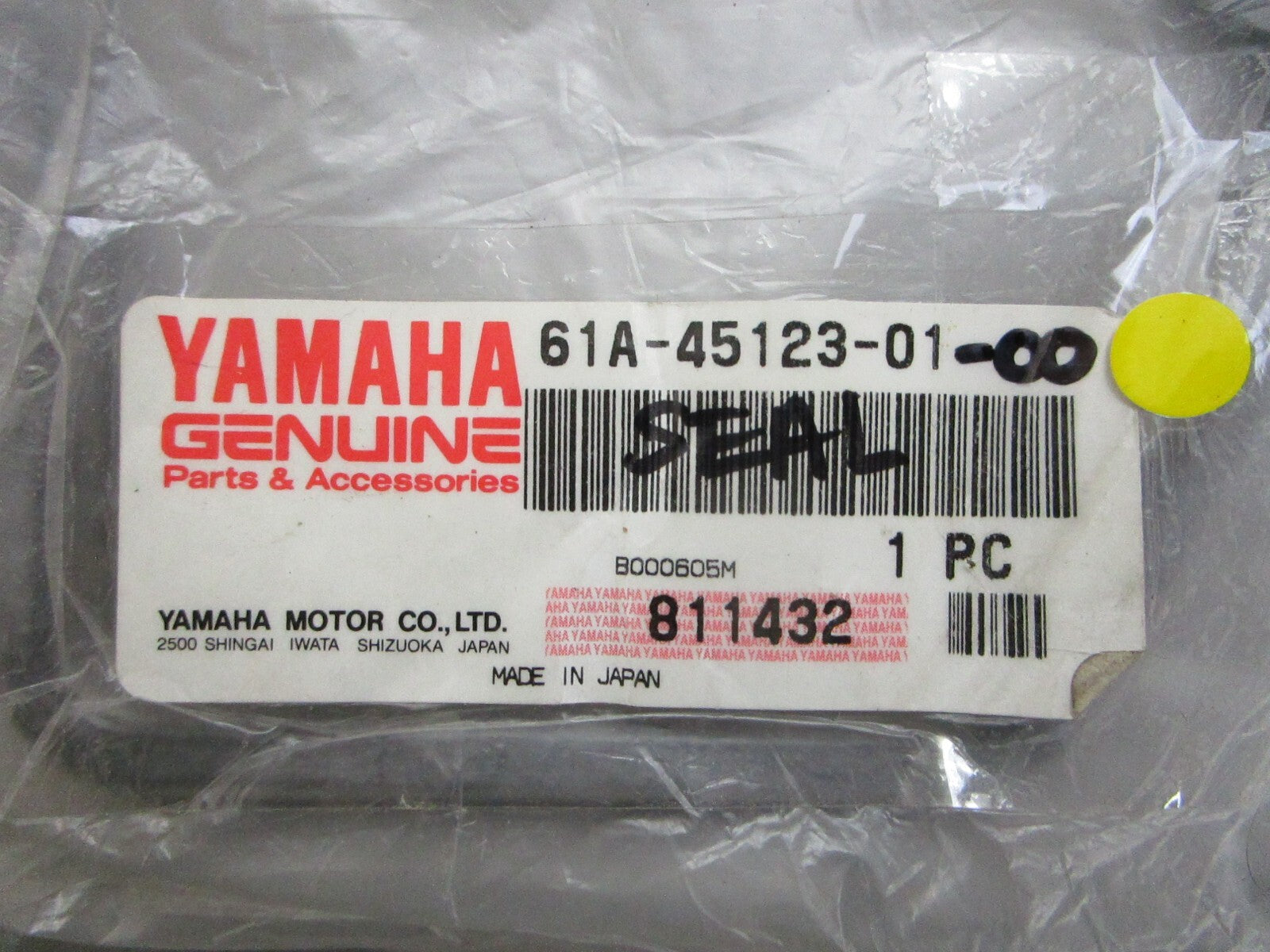 *NEW OEM* 0810 Yamaha Seal 61A-45123-01-00