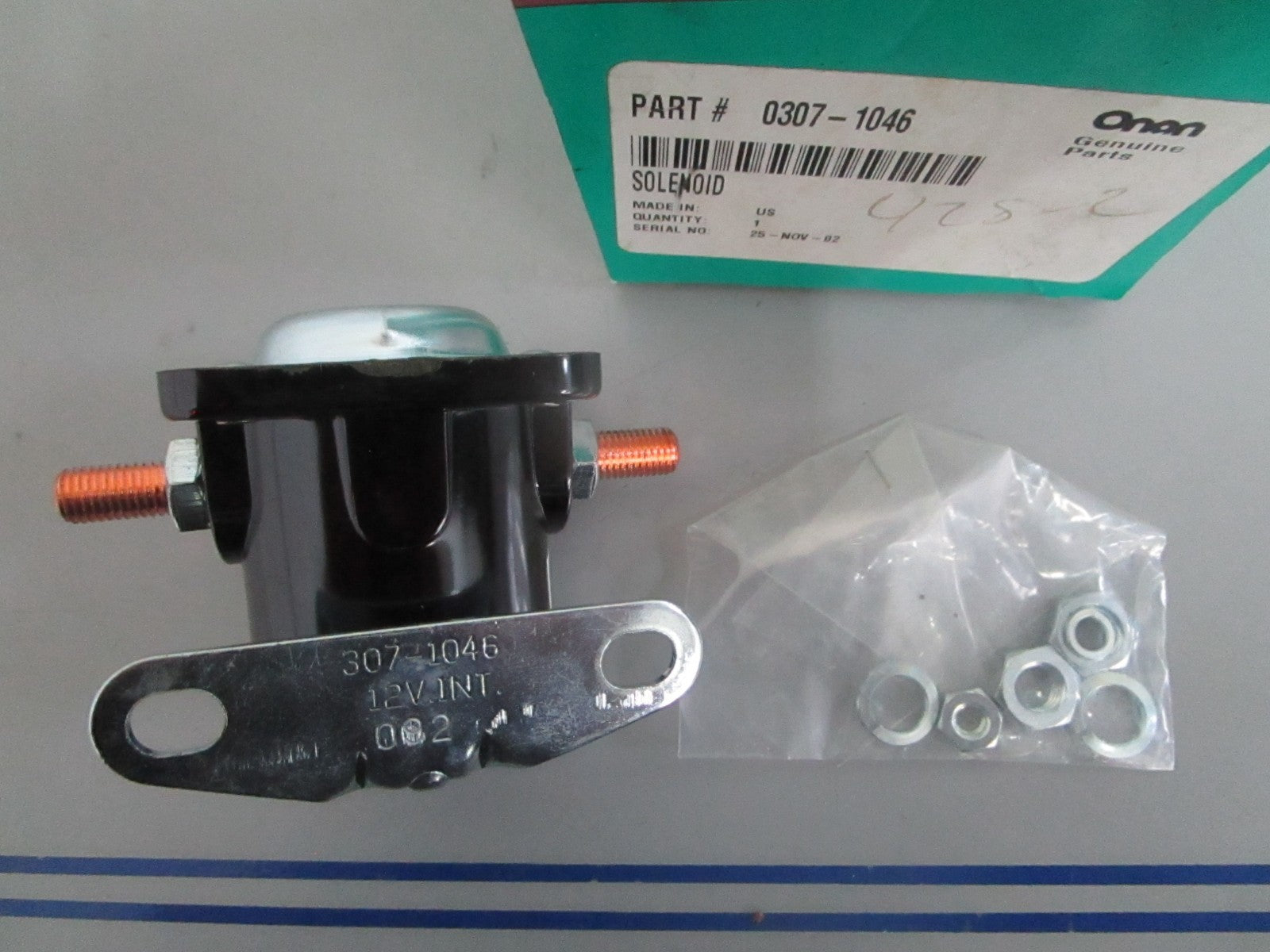 *NEW OEM* 0820 Onan Starter Solenoid Relay 0307-1046