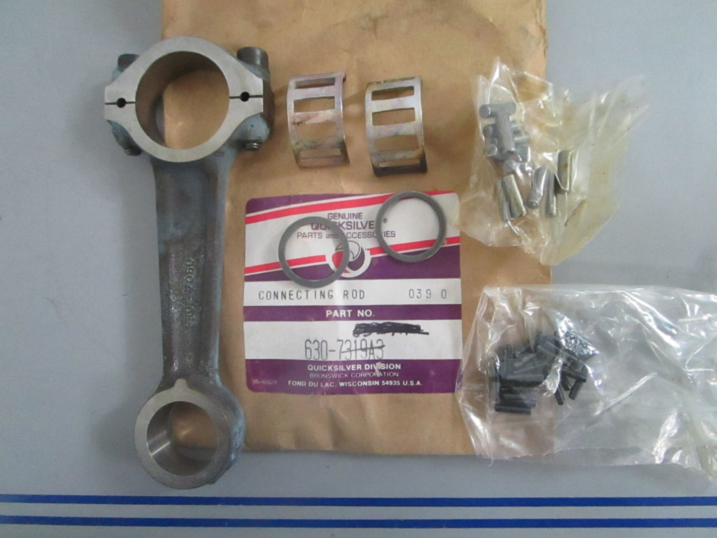 *NEW OEM* 0820 Mercury Quicksilver Connecting Rod Kit 630-7319A3