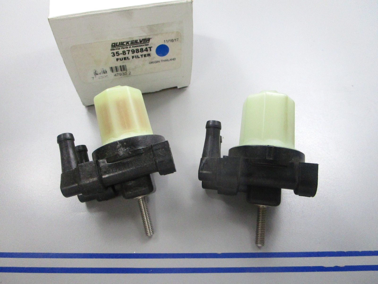 NEW OEM (LOT OF 2) 35-879884T Mercury Quicksilver Fuel Filter 0810