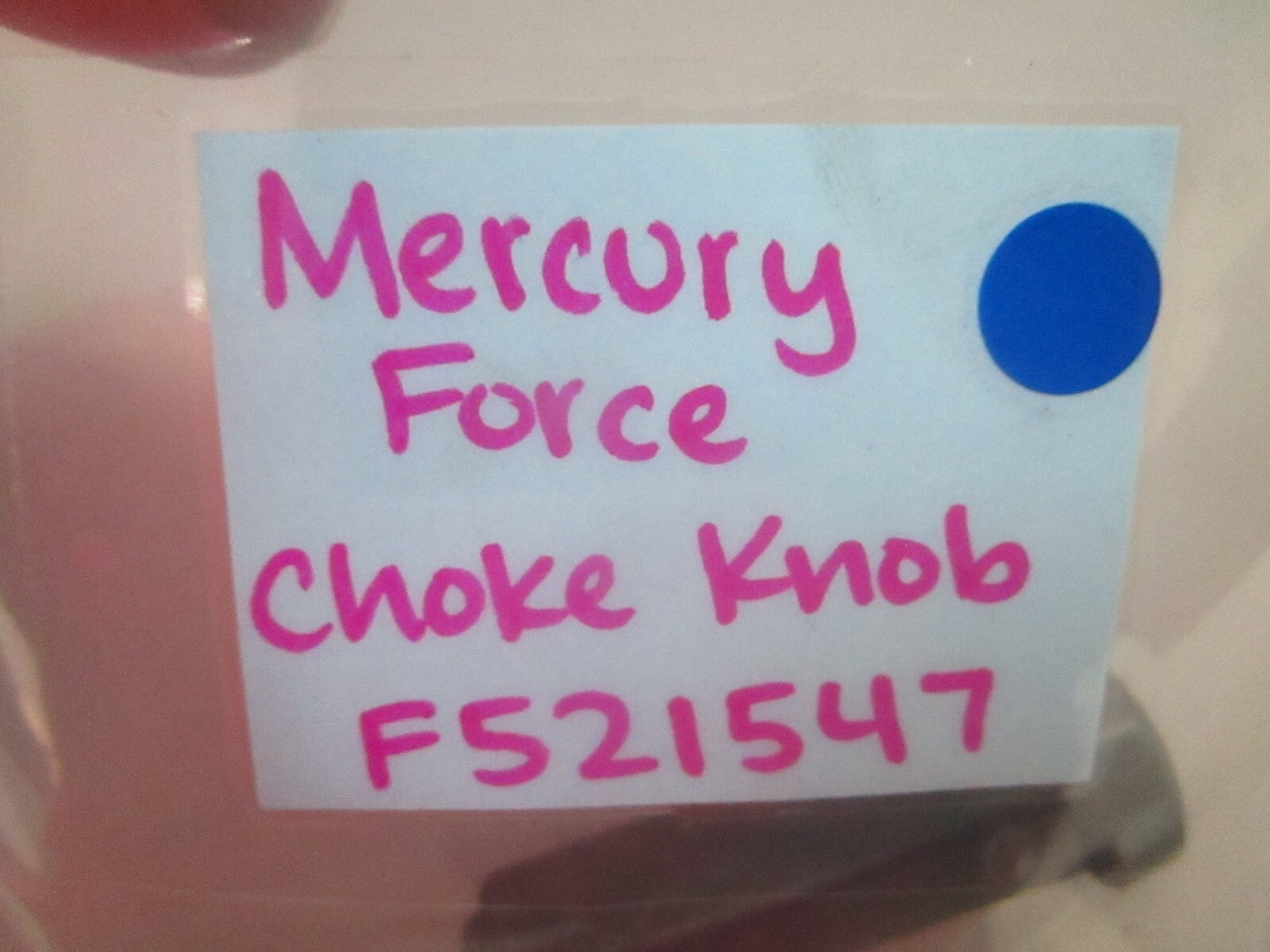 *NEW OEM* 0780 Mercury Quicksilver Force Choke Knob F521547