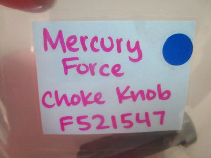 *NEW OEM* 0780 Mercury Quicksilver Force Choke Knob F521547