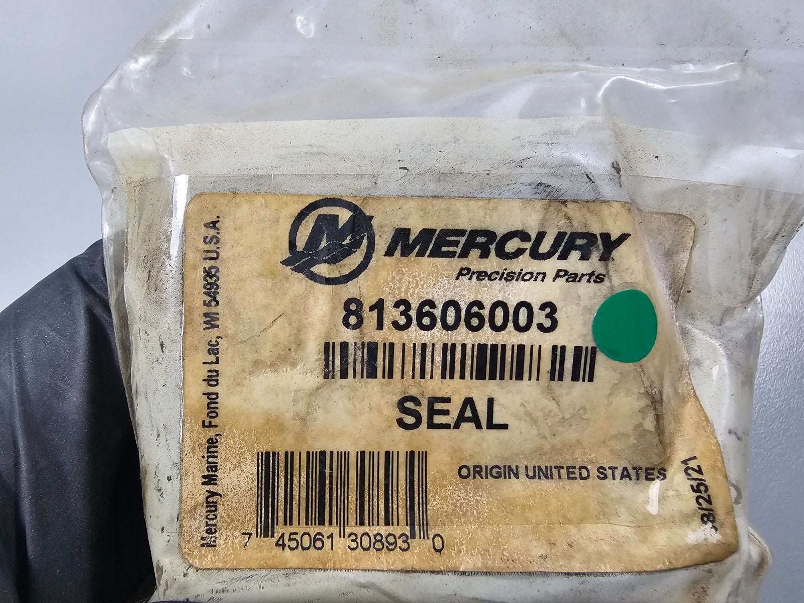 NEW OEM 813606003 Mercury Quicksilver Seal 0810