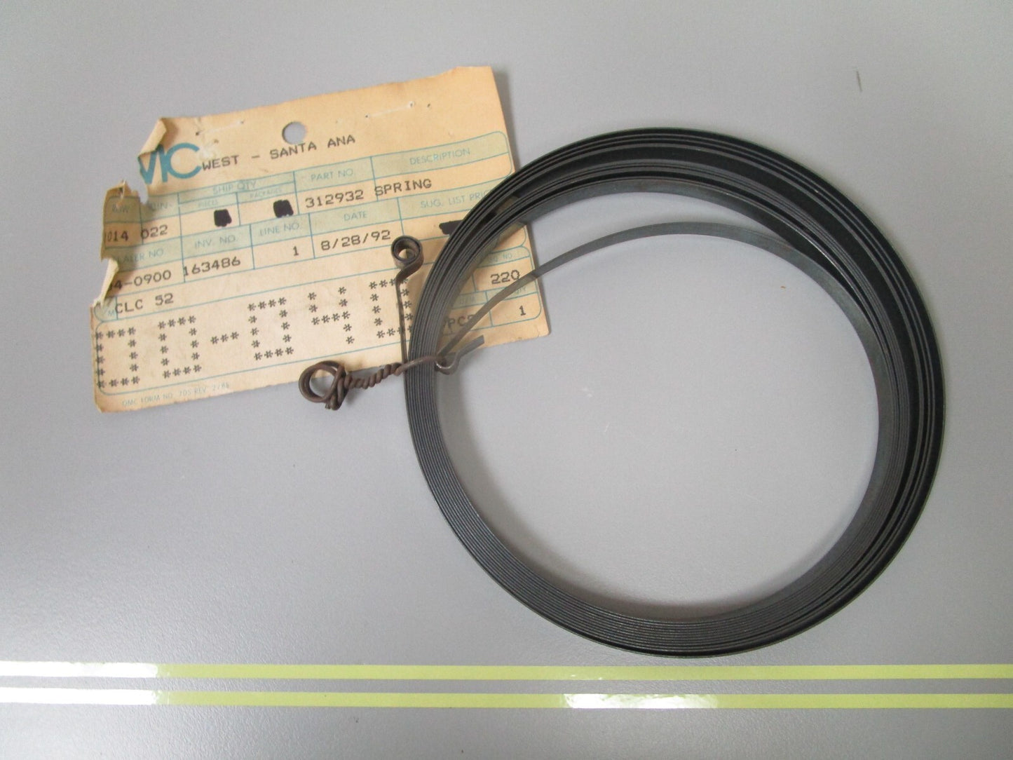 *NEW OEM* 0810 OMC Johnson Evinrude Starter Rewind Spring 312932 0312932