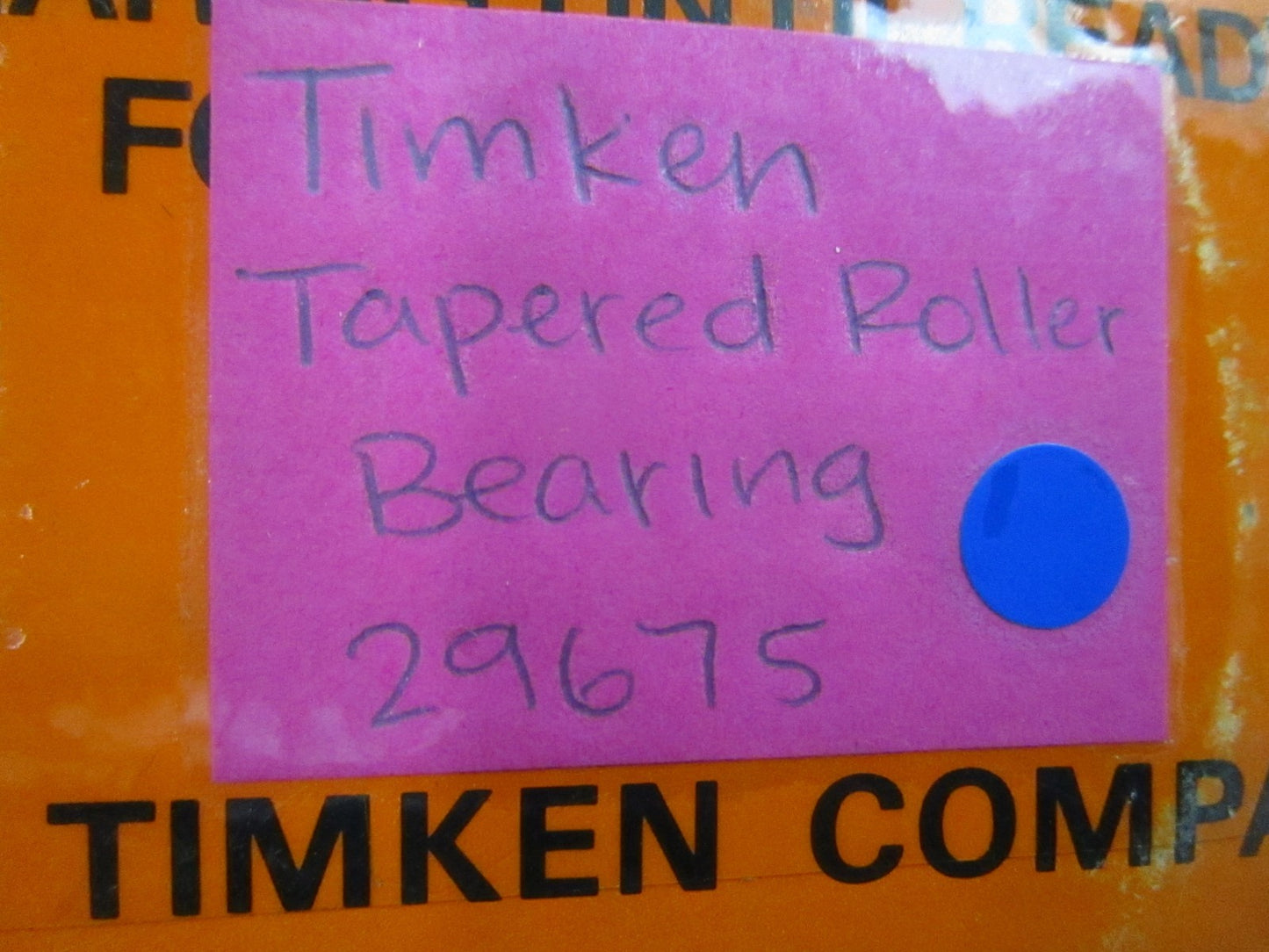 *NEW OEM* 0810 Timken Tapered Roller Bearing 29675