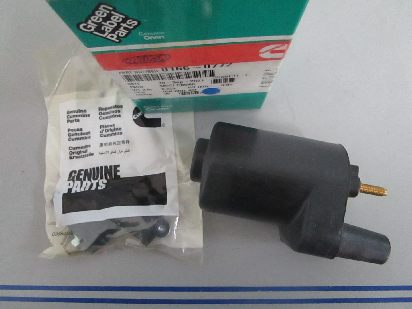 *NEW OEM* 0820 Onan Cummins Ignition Coil Kit 0166-0772