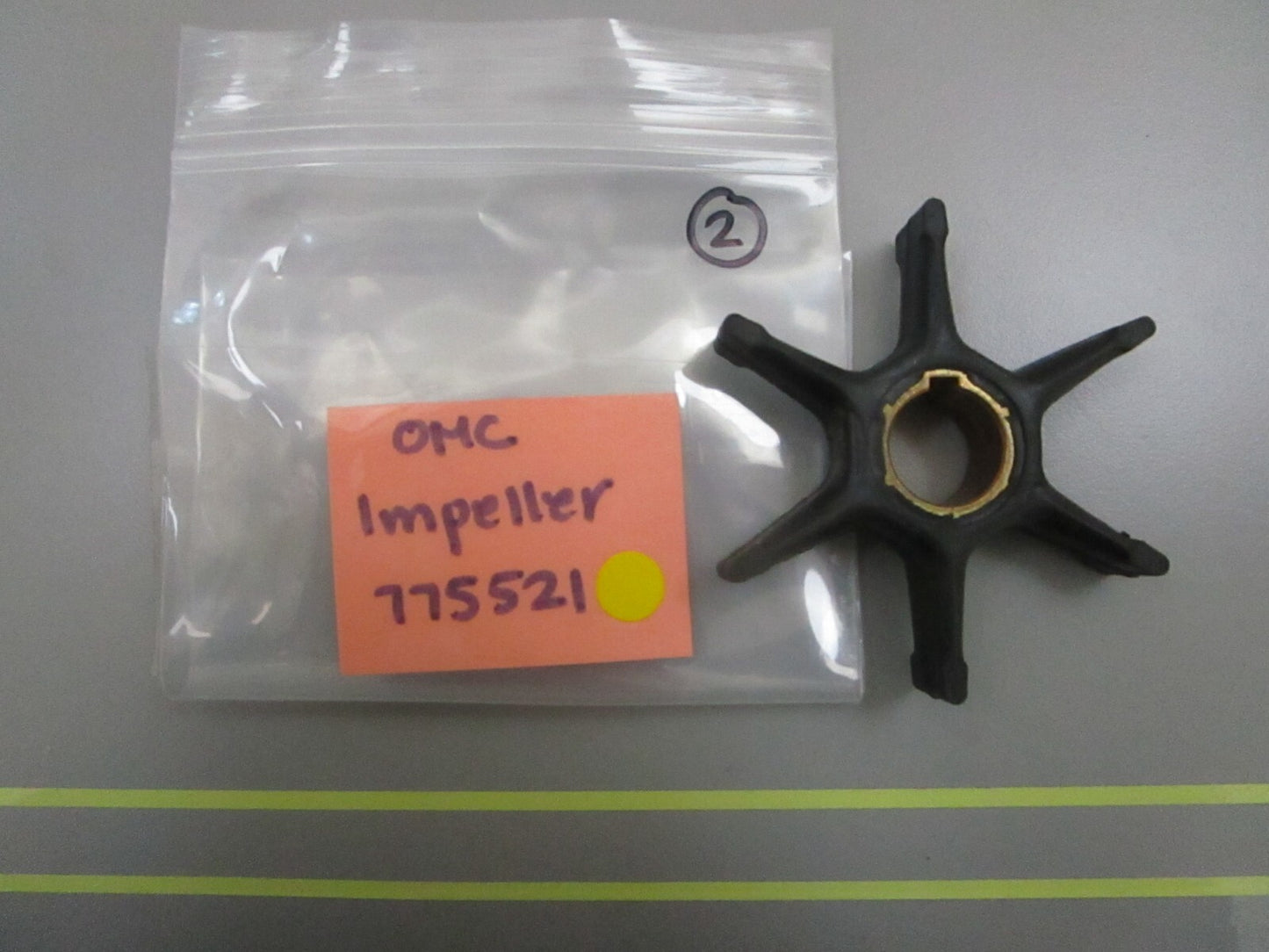 *NEW OEM* 0810 OMC Johnson Evinrude Impeller 775521 0775521