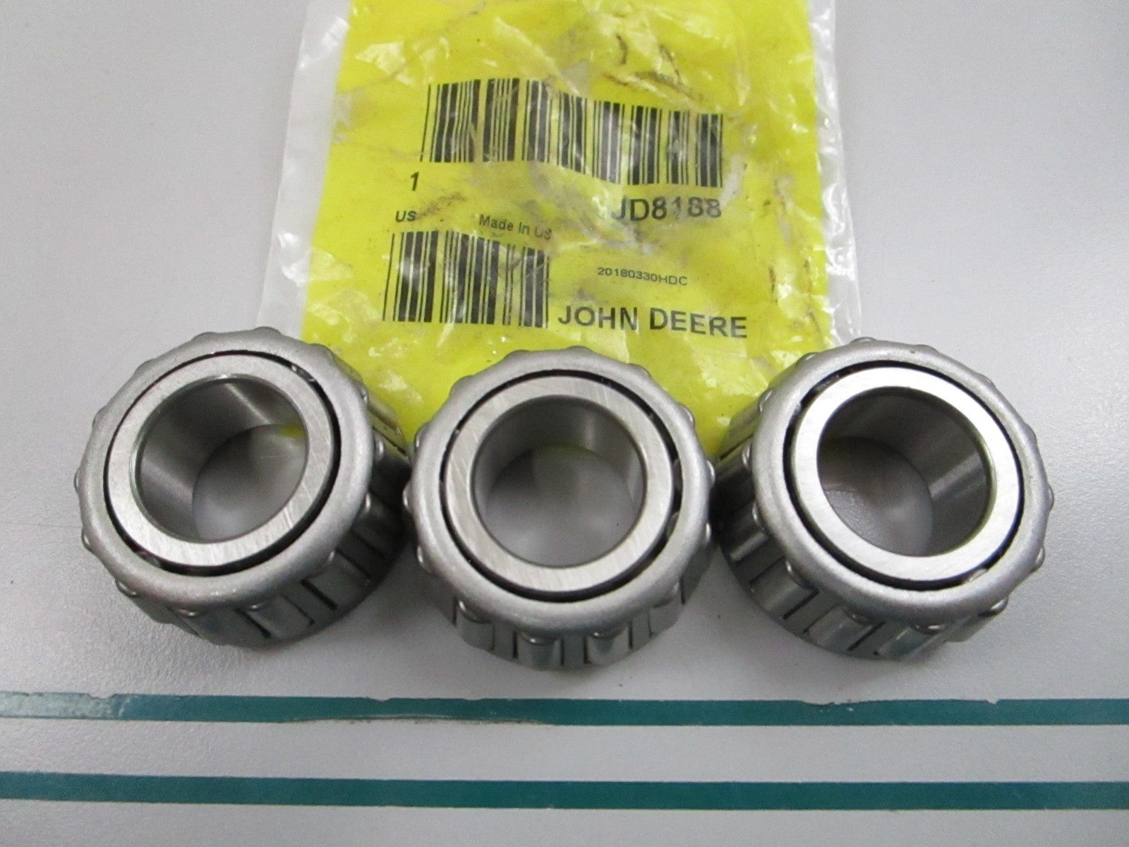 NEW OEM (LOT OF 3) JD8188 John Deere Roller Bearing 0810