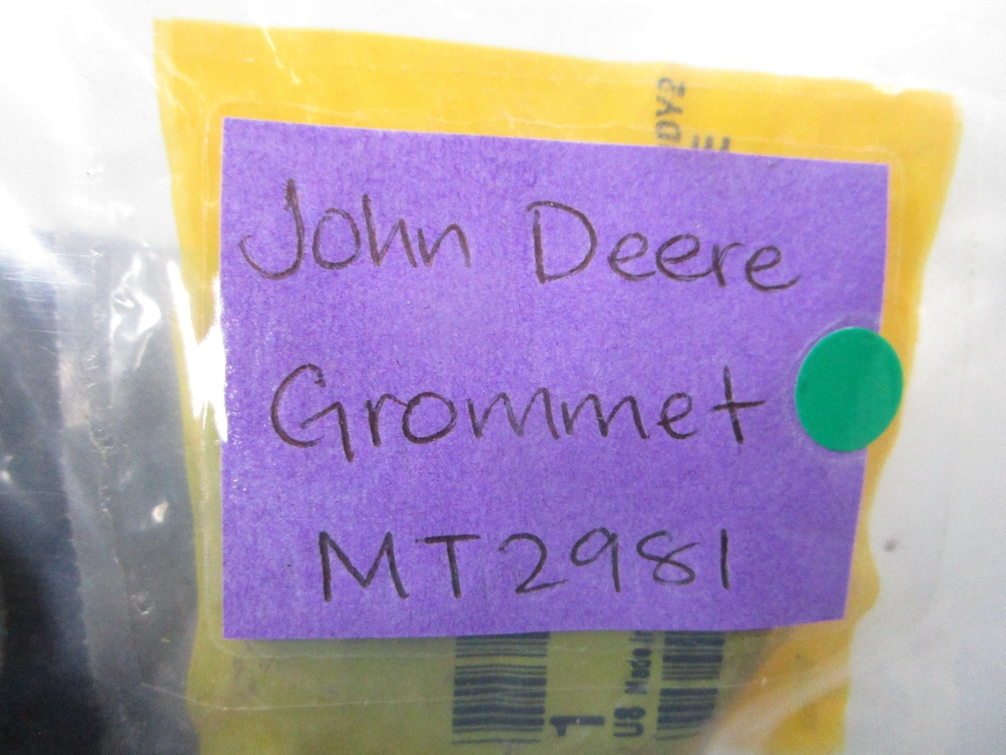NEW OEM MT2981 John Deere Grommet 0810
