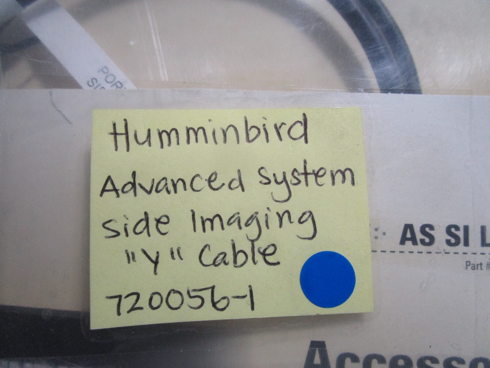 *NEW OEM* 0810 Humminbird Advanced System Side Imaging "Y" Cable 720056-1