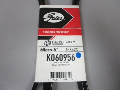 NEW K060956 Gates Micro-V 13/16" x 96 ⅛" Serpentine Belt 0720