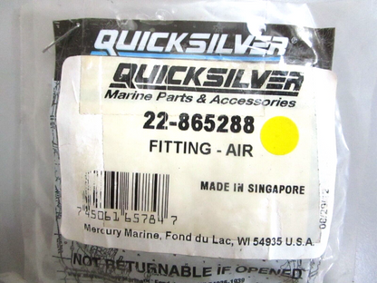 *NEW OEM* 0750 Mercury Quicksilver FITTING - AIR 22-865288