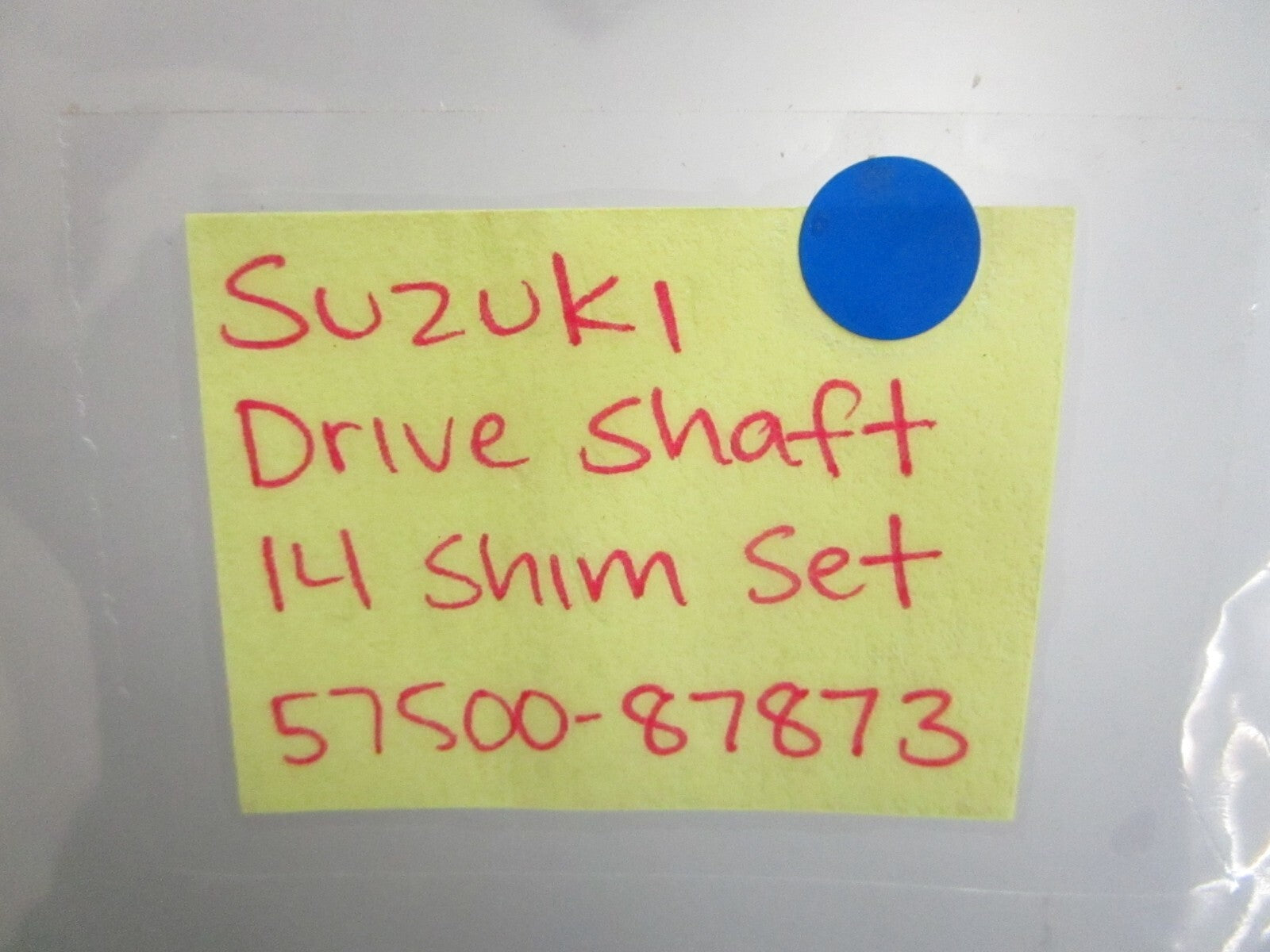 *NEW OEM* 0820 Suzuki 14 Drive Shaft Shim Set 57500-87873