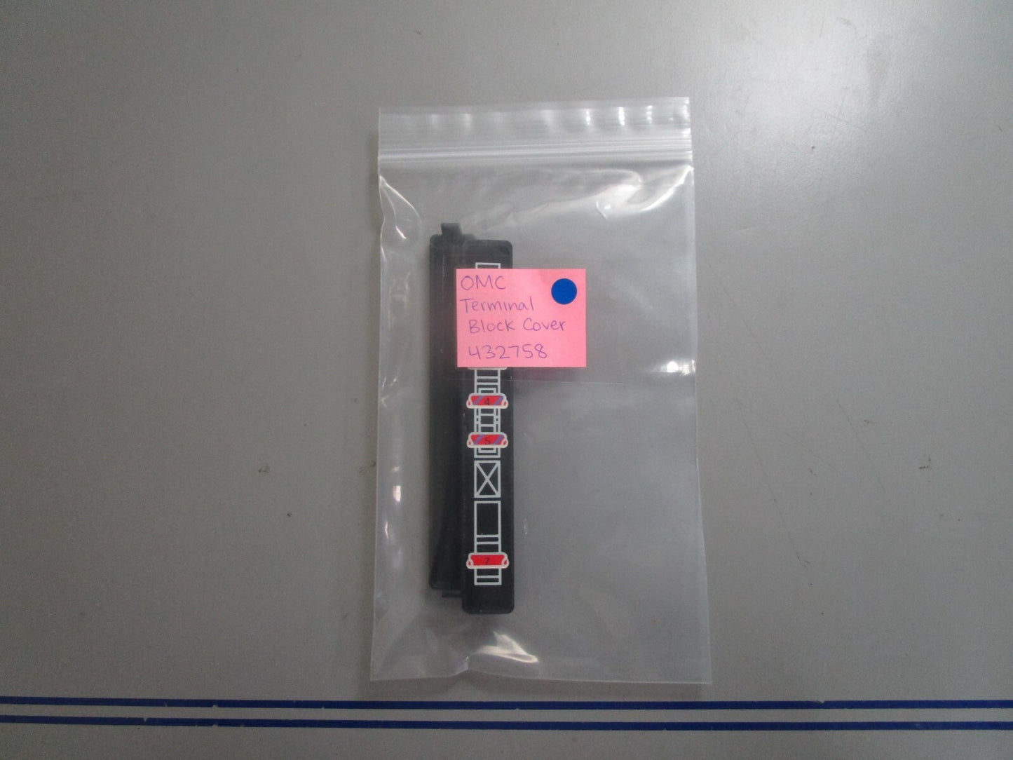 *NEW OEM* 0810 OMC Johnson Evinrude Terminal Block Cover 432758 0432758