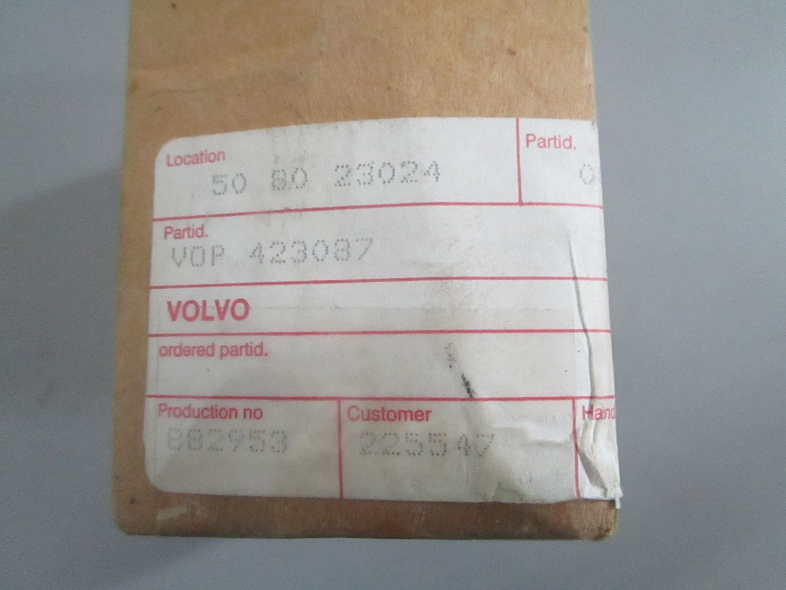 *NEW OEM* 0820 Volvo Penta Gear 423087