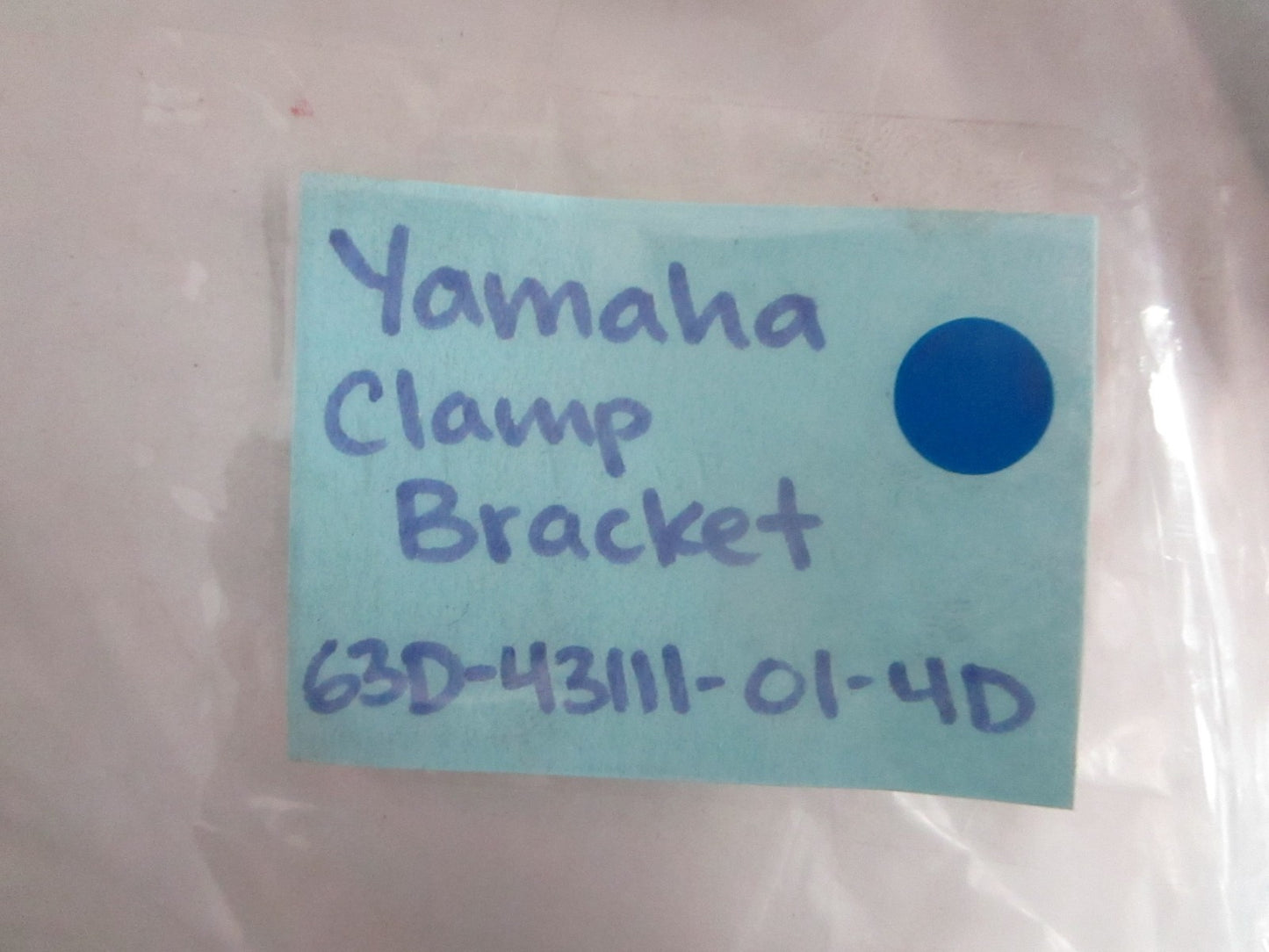NEW OEM 63D-43111-01-4D Yamaha Clamp Bracket 0820
