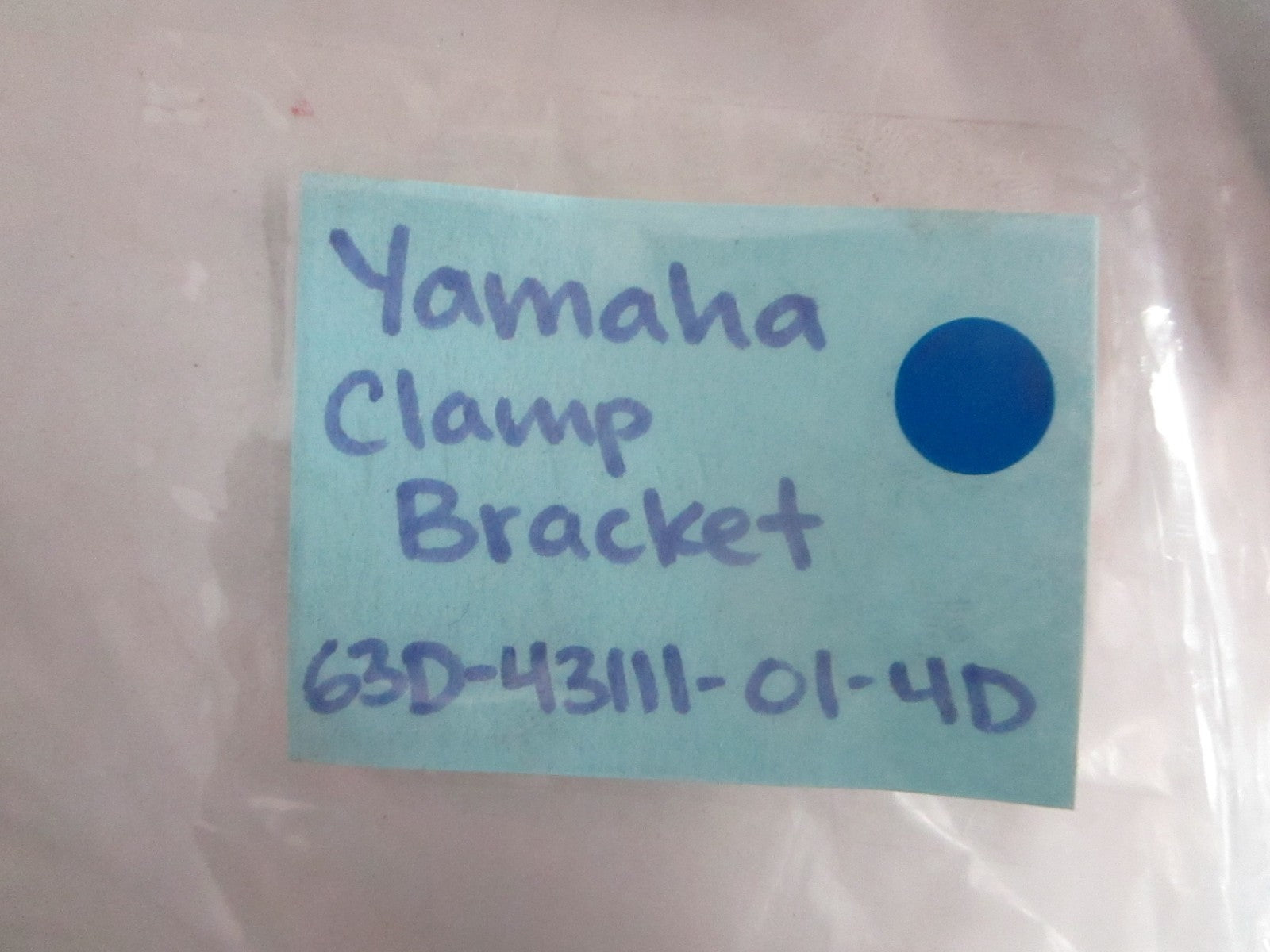 NEW OEM 63D-43111-01-4D Yamaha Clamp Bracket 0820