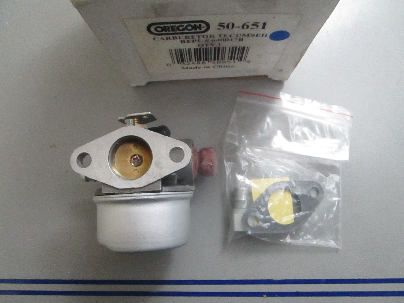 *NEW* 0820 Oregon Carburetor Assy 50-651 Replaces: Tecumseh 640017B