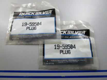 *NEW OEM* (LOT OF 2) 0810 Mercury Quicksilver Plug 19-59504