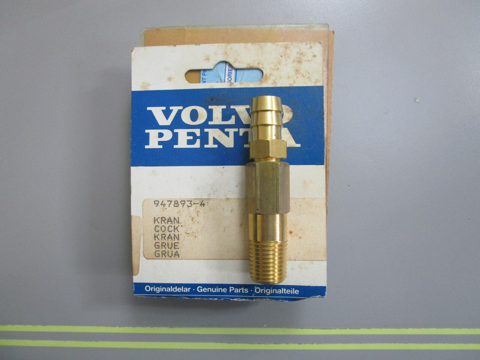 *NEW OEM* 0820 Volvo Penta Shut-Off Cock 947893
