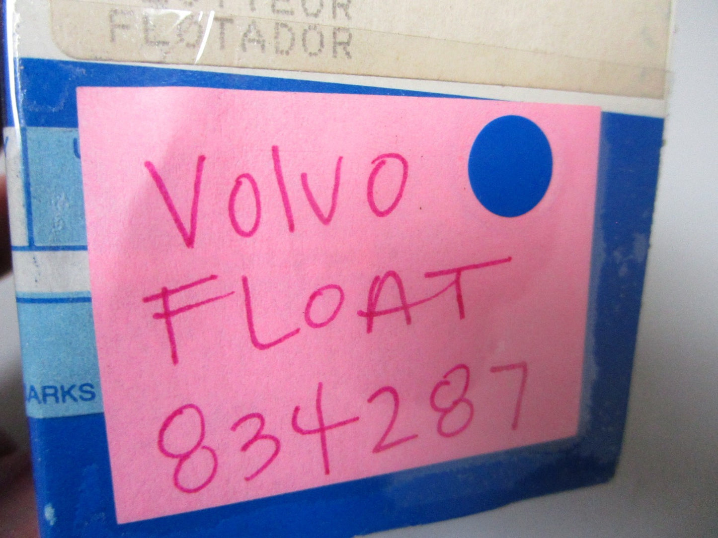 *NEW OEM* 0720 Volvo Penta Float 834287